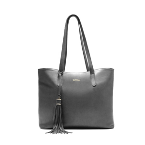 Tote Bag Quirelli para Mujer con Cierre Con Bandola Estilo 010103 Negro