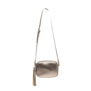 Bandolera Quirelli para Mujer con Correa Ajustable Estilo 020103 Lunar Metalico