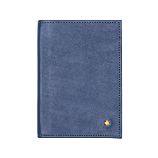 Porta Pasaporte Quirelli para Hombre con Refuerzo Interno Estilo 050101 Azul