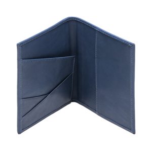 Porta Pasaporte Quirelli para Hombre con Refuerzo Interno Estilo 050101 Azul