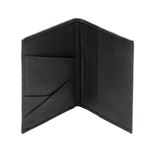 Porta Pasaporte Quirelli para Hombre con Refuerzo Interno Estilo 050102 Negro