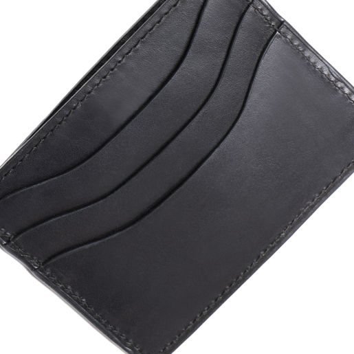 Tarjetero Quirelli para Hombre con Refuerzo Interno Estilo 060101 Negro