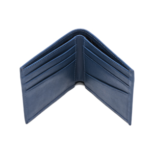 Billetera Quirelli para Hombre con Refuerzo Interno Estilo 070101 Azul