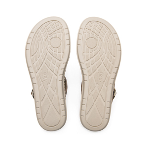 Sandalia Confort Casual Flexi para Mujer 100% Piel Estilo 100227 Tan