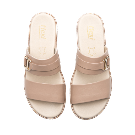 Sandalia Confort Casual Flexi para Mujer 100% Piel Estilo 100232 Petalos