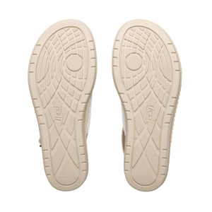 Sandalia Confort Casual Flexi para Mujer 100% Piel Estilo 100233 Crema
