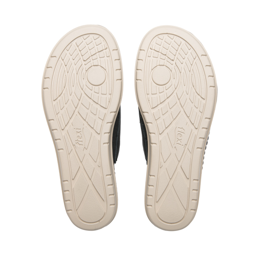Sandalia Confort Casual Flexi para Mujer 100% Piel Estilo 100233 Negro