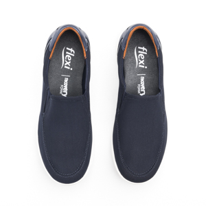 Sneaker Slip On Flexi para Mujer con Suela Extra Ligera Estilo 101304 Azul