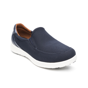 Sneaker Slip On Flexi para Mujer con Suela Extra Ligera Estilo 101304 Azul