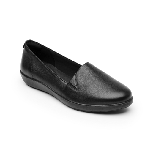 Slip On Casual Flexi para Mujer con Sistema Walking Soft Estilo 101905 Negro