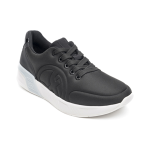 Sneaker Urbano Flexi para Mujer con Suela Extra Ligera Estilo 104406 Negro - Celeste