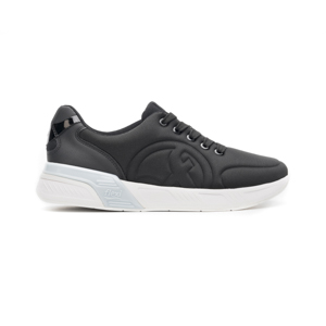 Sneaker Urbano Flexi para Mujer con Suela Extra Ligera Estilo 104406 Negro - Celeste