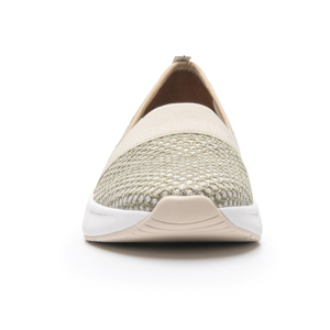 Slip On Tejido Flexi para Mujer con Suela Extra Ligera Estilo 104407 Beige