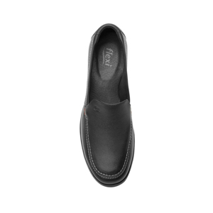 Loafer Con Plataforma Flexi para Mujer con Suela Extra Ligera Estilo 104806 Negro