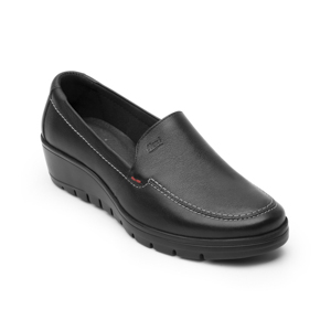 Loafer Con Plataforma Flexi para Mujer con Suela Extra Ligera Estilo 104806 Negro