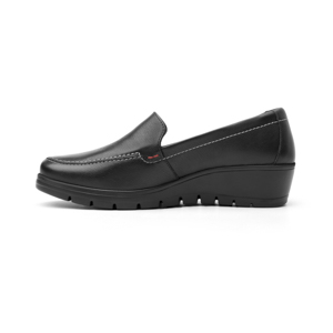 Loafer Con Plataforma Flexi para Mujer con Suela Extra Ligera Estilo 104806 Negro