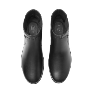 Botín Confort Cuña Flexi para Mujer con Ligereza y Suavidad Estilo 104821 Negro