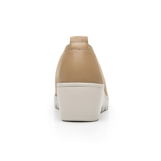 Slip On Tejido Flexi para Mujer Estilo 104824 Beige