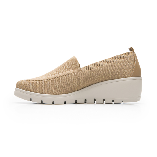 Slip On Tejido Flexi para Mujer Estilo 104824 Beige