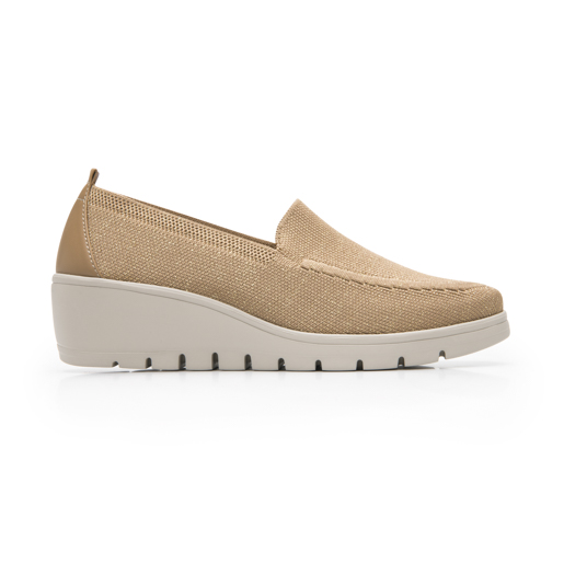 Slip On Tejido Flexi para Mujer Estilo 104824 Beige