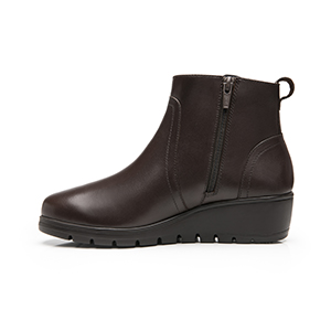 Botín Casual Suela Dentada Flexi para Mujer Estilo 104827 Madera