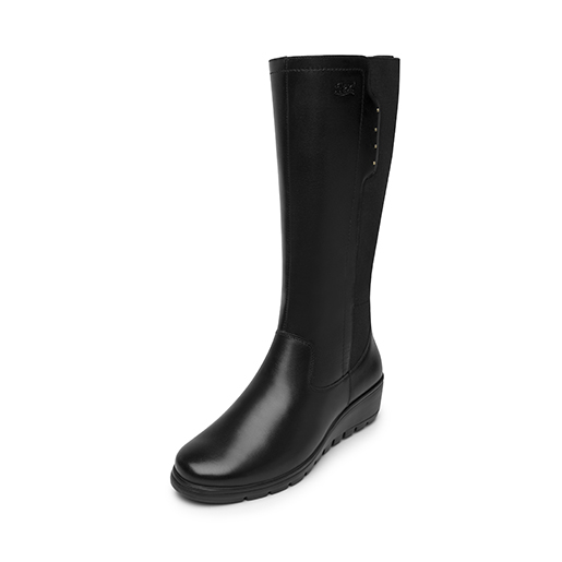 Bota Alta Confort Flexi para Mujer Estilo 104829 Negro