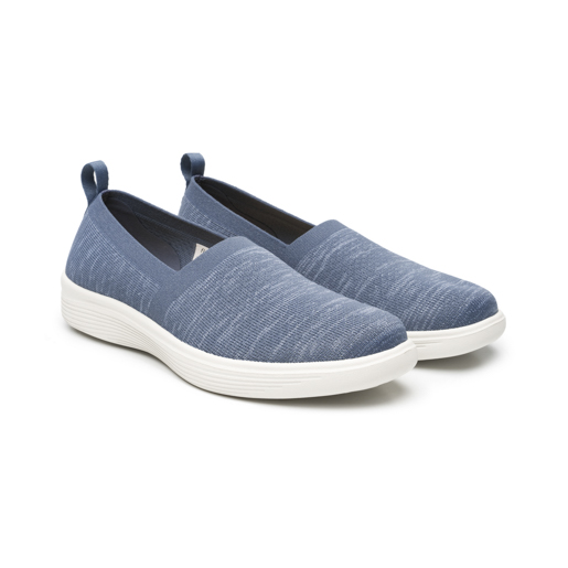 Slip On Tejido Flexi para Mujer con Ligereza y Suavidad Estilo 104918 Azul