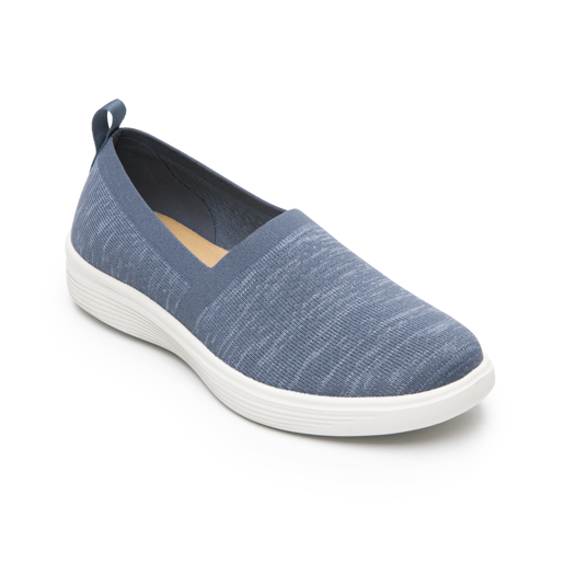 Slip On Tejido Flexi para Mujer con Ligereza y Suavidad Estilo 104918 Azul