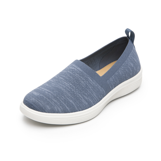 Slip On Tejido Flexi para Mujer con Ligereza y Suavidad Estilo 104918 Azul