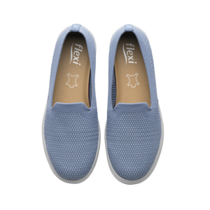 Sneaker Urbano Slip On Flexi para Mujer Estilo 104930 Azul
