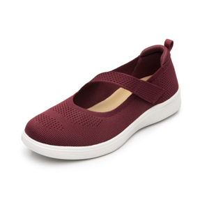 Sneaker Urbano Slip On Flexi para Mujer Estilo 104931 Burgundy