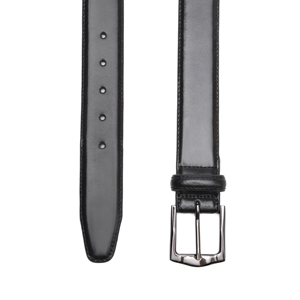 Cinturón Quirelli para Hombre con Hebilla Metálica Estilo 110101 Negro