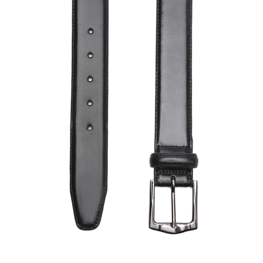 Cinturón Quirelli para Hombre con Hebilla Metálica Estilo 110101 Negro