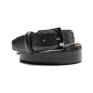 Cinturón Quirelli para Hombre con Hebilla Metálica Estilo 110101 Negro