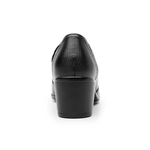 Zapato Casual De Tacón Flexi para Mujer Estilo 110401 Negro