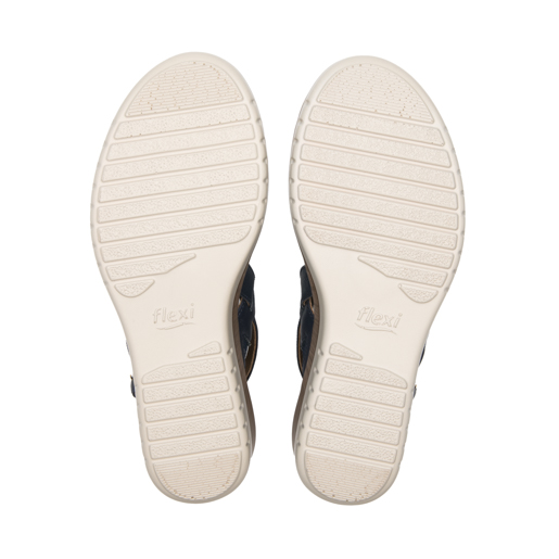 Sandalia De Plataforma Flexi para Mujer Estilo 113325 Marino