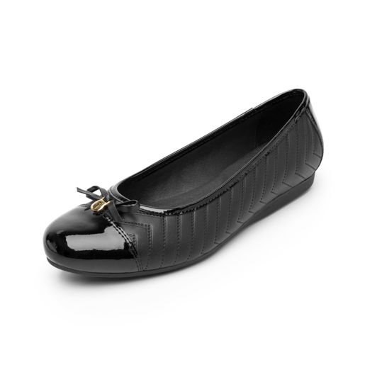 Balerina Con Puntera Flexi para Mujer con Plantilla Transpirable Estilo 116310 Negro