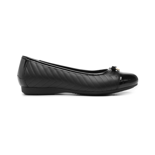 Balerina Con Puntera Flexi para Mujer con Plantilla Transpirable Estilo 116310 Negro