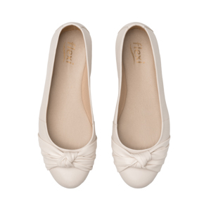 Balerina Casual Flexi para Mujer con Amortiguamiento Estilo 116313 Latte