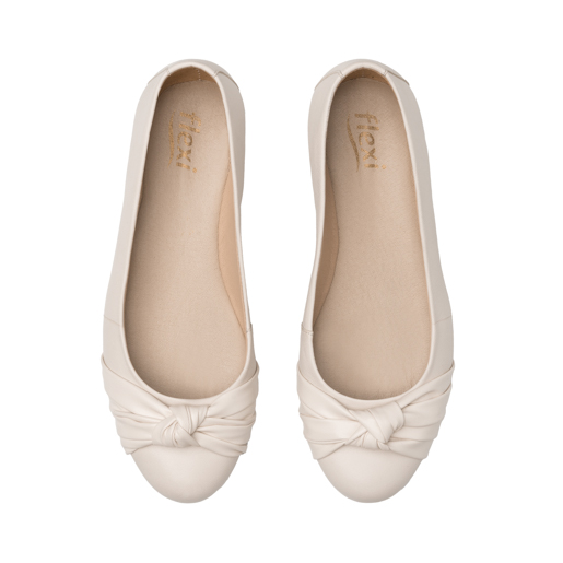 Balerina Casual Flexi para Mujer con Amortiguamiento Estilo 116313 Latte
