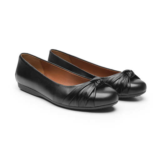 Balerina Casual Flexi para Mujer con Amortiguamiento Estilo 116313 Negro