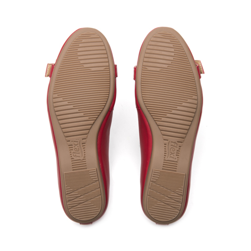Balerina Casual Flexi para Mujer Estilo 116316 Carmin