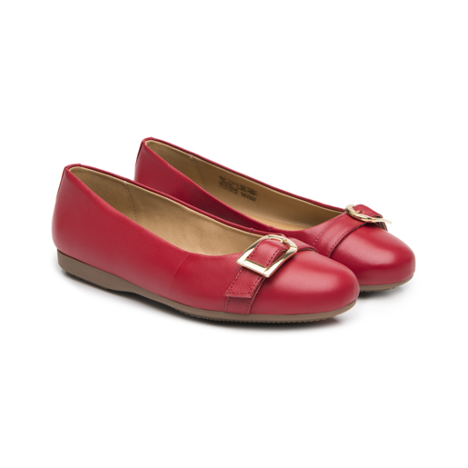 Balerina Casual Flexi para Mujer Estilo 116316 Carmin