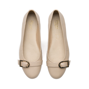 Balerina Casual Flexi para Mujer Estilo 116316 Crema