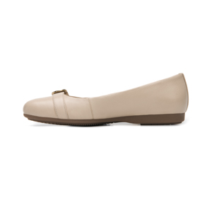 Balerina Casual Flexi para Mujer Estilo 116316 Crema