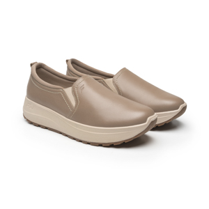Sneaker Slip On Flexi para Mujer con Recovery Form Estilo 117207 Taupe