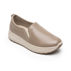 Sneaker Slip On Flexi para Mujer con Recovery Form Estilo 117207 Taupe