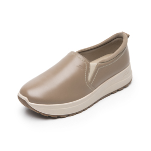 Sneaker Slip On Flexi para Mujer con Recovery Form Estilo 117207 Taupe