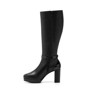 Bota Alta Flexi para Mujer con Cierre Interno Estilo 118911 Negro