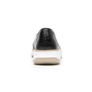 Slip On Flexi para Mujer con Piel Extra Suave Estilo 119302 Negro